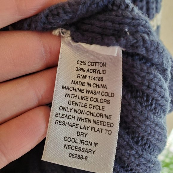 NEW A.N.A. Striped Knit Sweater M - Picture 6 of 8